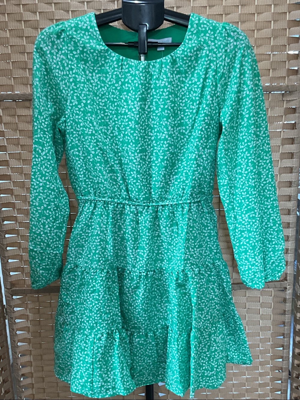 Draper James Green Floral Midi Dress